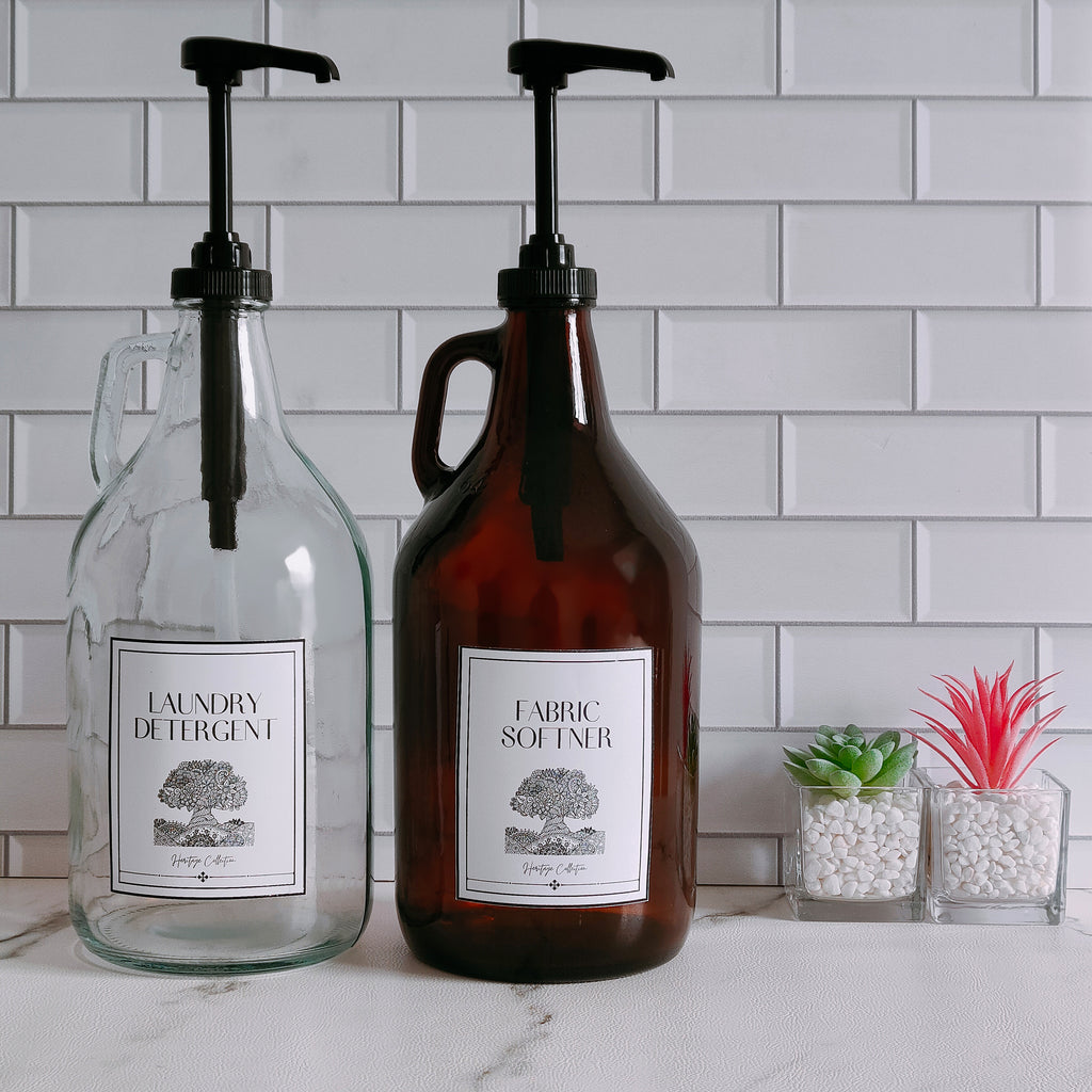 Gallon Pump Dispenser For Gallon Jug, Growler, 5 Gallon Bucket, 38-400 Pump, Black