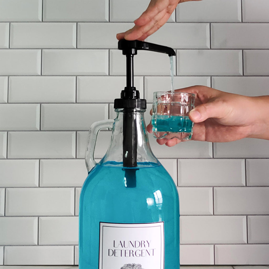 Gallon Pump Dispenser For Gallon Jug, Growler, 5 Gallon Bucket, 38-400 Pump, Black