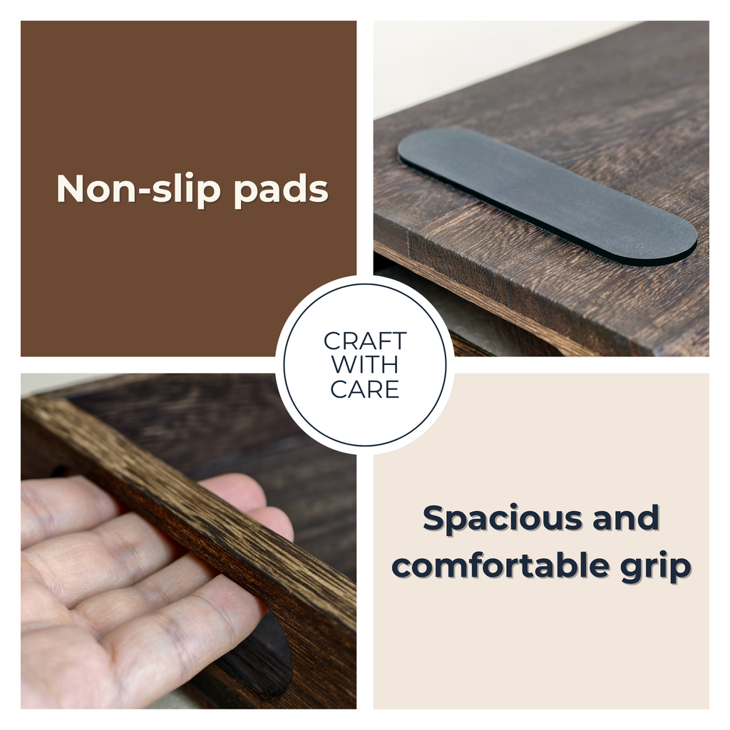 eBun Airtight Brown Sugar Container Set – 64 oz Glass Jars with Wooden Lids & Tray, 2-Pack Half Gallon Kitchen Canisters for Pantry Storage, Flour, Coffee, Tea Organization