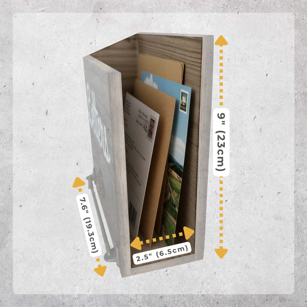 eBun mail organizer dimensions