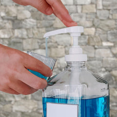 eBun mouthwash dispenser in use