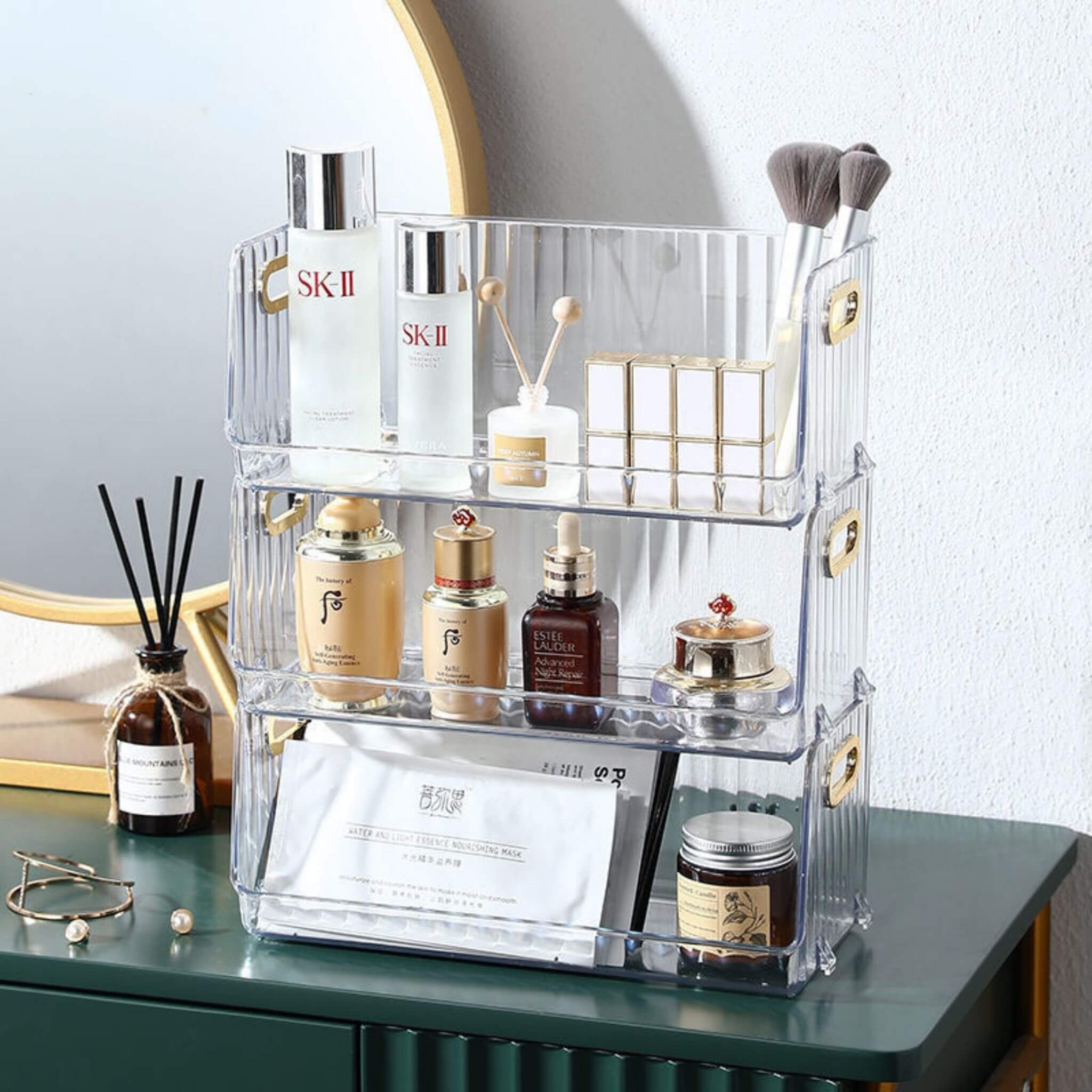 eBun Acrylic Stackable Decorative Tray Display Riser – ebuncreation