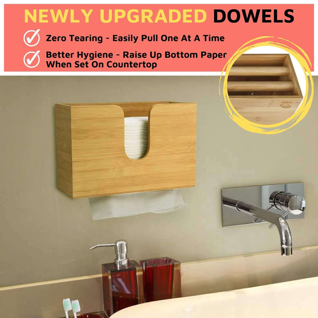 BAUBUY Electric Paper Towel Dispenser with Sensor Wall Mounted Touchless  Hand Towel Dispenser No Drilling Paper Towel Holder Tissue Dispenser for  Roll