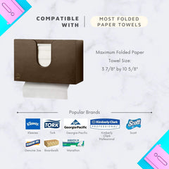 paper towel dispenser compatible with tork kleenex kimberly clark scott georgia pacific