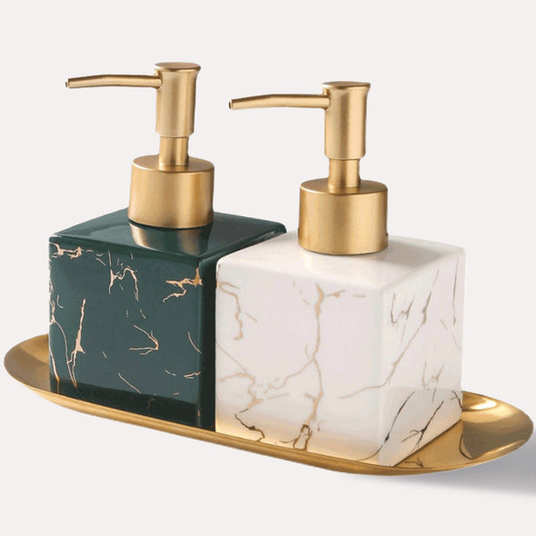 gold soap dispenser